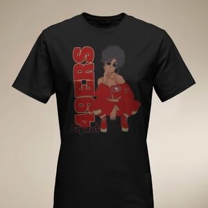 Black Graphic Women's Shirt